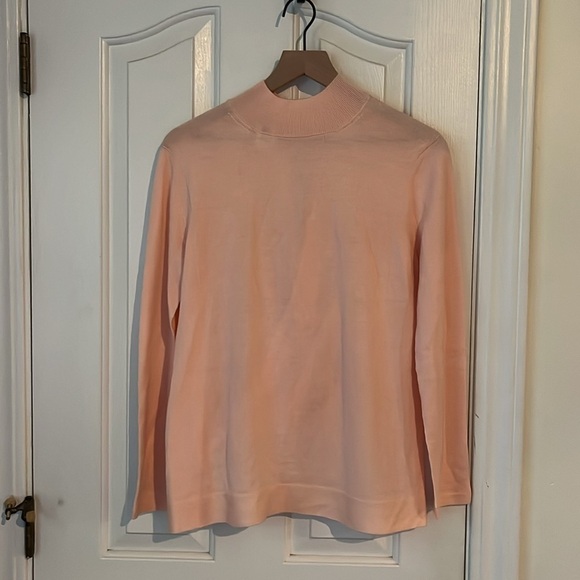 Wolford | Aurora Fine Wool Pullover Light Pink Sweater w. Open Back Size Small - Picture 5 of 12